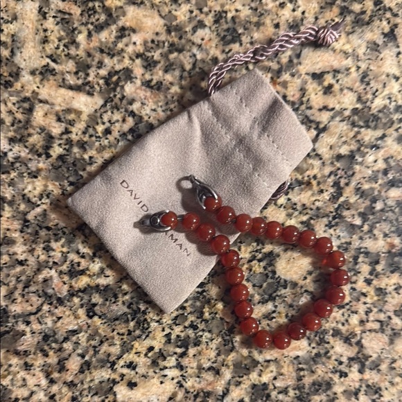 David Yurman Red Beaded Bracelet - Picture 1 of 1